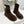 TR 26S Platform Ankle Boots 4cm Side Zip Dark Brown Suede 140947