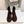 TR 26S Platform Ankle Boots 4cm Side Zip Dark Brown Suede 140947