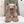 TR 26S Platform Ankle Boots 4cm Side Zip Beige Suede 140946
