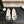 CC 26K Ballet Flats CC Logo Black White Shearling 140059