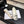 CC 26K Ballet Flats CC Logo Black White Shearling 140059