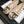 CC 26K Ballet Flats CC Logo Beige Black Shearling 140057