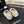 CC 26K Ballet Flats CC Logo Beige Black Shearling 140057