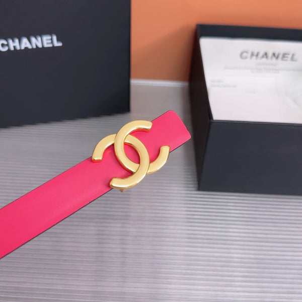 CC 26W Belt 2cm Double-Sided Calfskin 218291