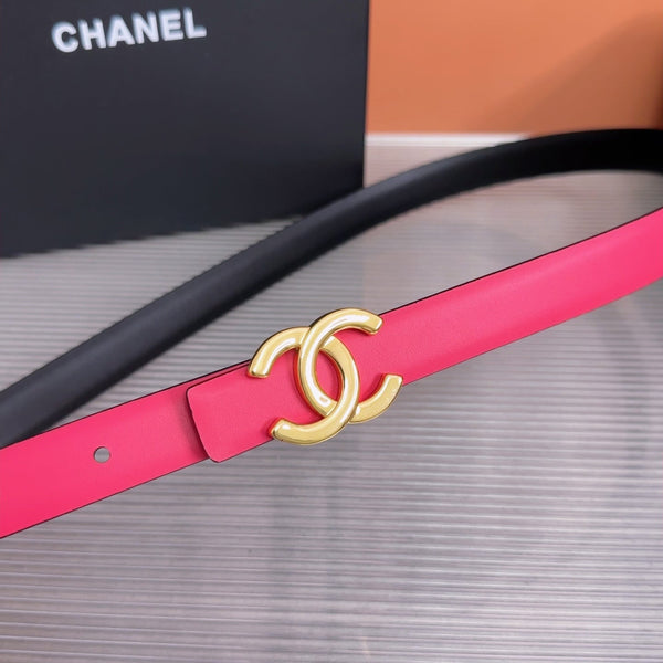 CC 26W Belt 2cm Double-Sided Calfskin 218291