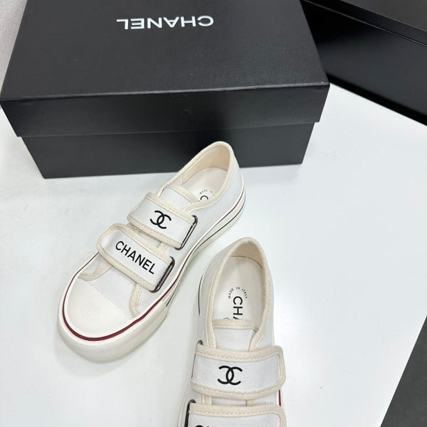 CC Sport Sneakers White Red Black Fabric 145659