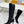 LV Tall Boots Pointed Toe Stiletto Black Suede 140785