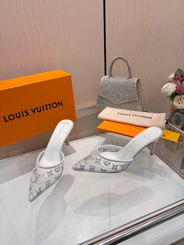 LV 2026 Gala Mule 6.5cm Mesh 140729