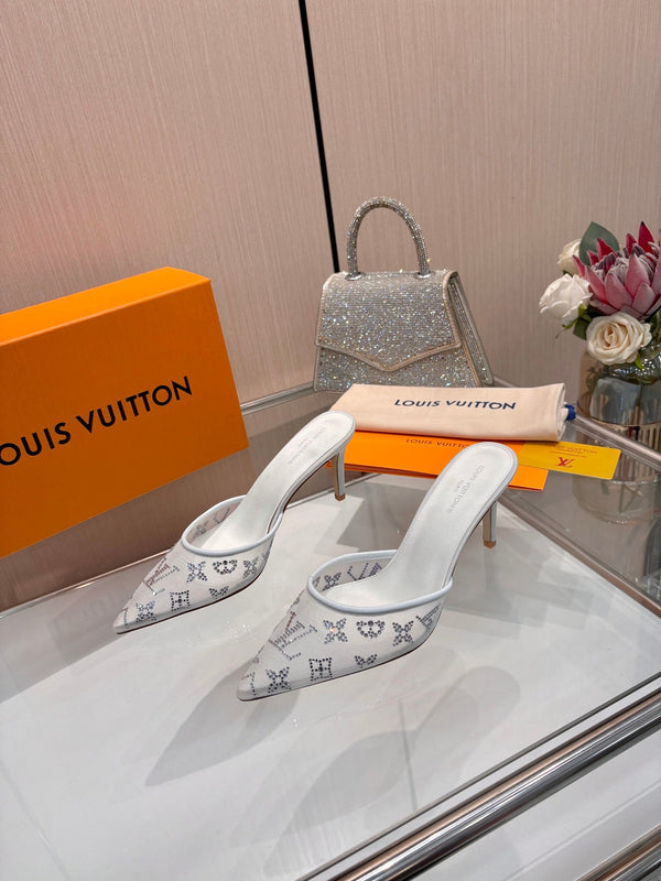LV 2026 Gala Mule 6.5cm Mesh 140729