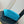CC 26B Shopping Bag 55CM Blue Suede Calfskin 6474
