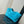 CC 26B Shopping Bag 55CM Blue Suede Calfskin 6474