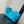 CC 26B Shopping Bag 55CM Blue Suede Calfskin 6474