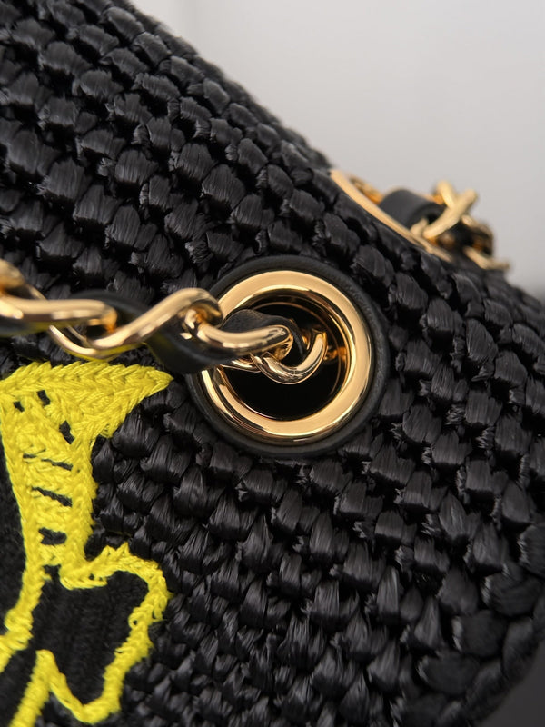 CC 26M Coco Beach CF 25cm Marine Charms Black Raffia 6089