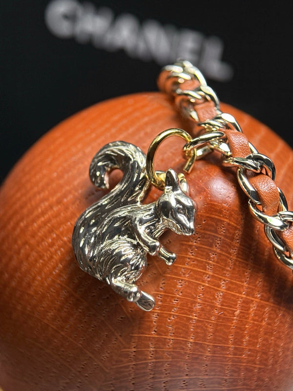 CC 26M Acorn Minaudière 17cm Wood & Crystal-Embellished Metal