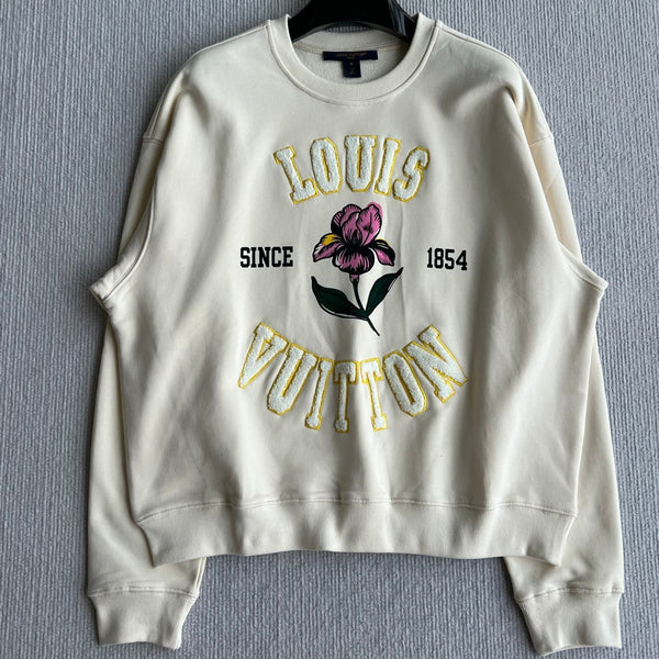 LV 26S Iris Signature Sweater Embroidered Iris Cotton 434542