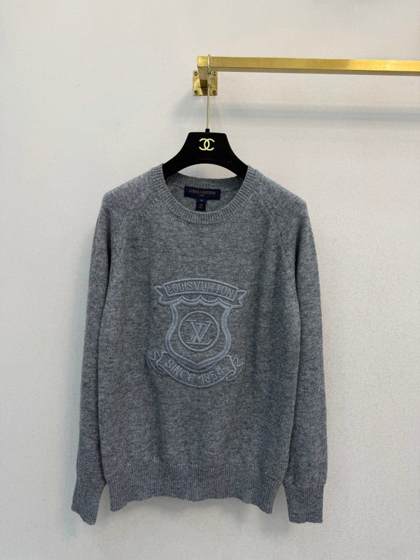 LV 26S Signature Crest Pullover Wool 433780