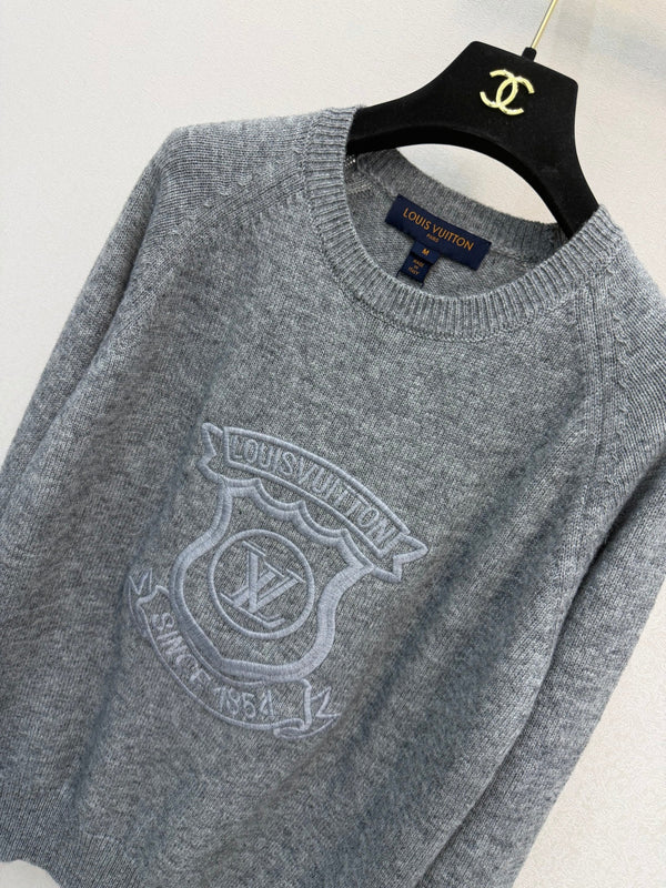 LV 26S Signature Crest Pullover Wool 433780