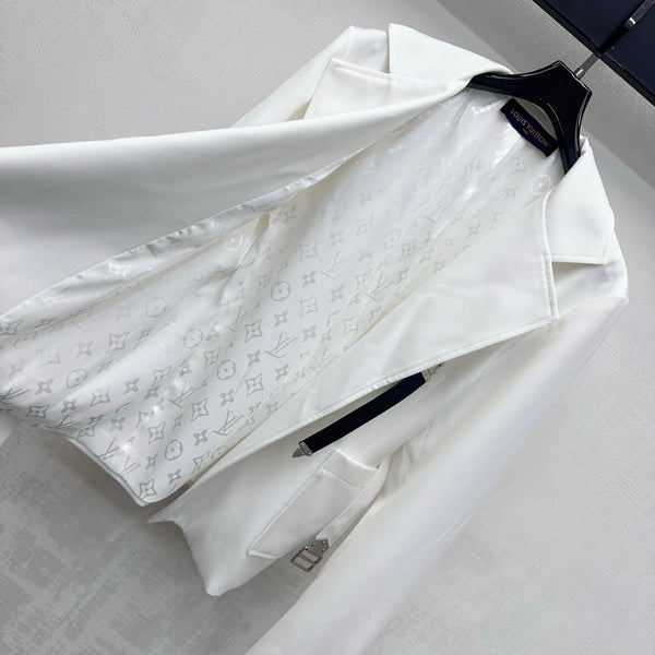 LV 26S S-Lock Belted Blazer Jacket Polyester 433948