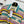 CC 26S Rainbow Striped Knit Shirt Embroidered Logo 435354