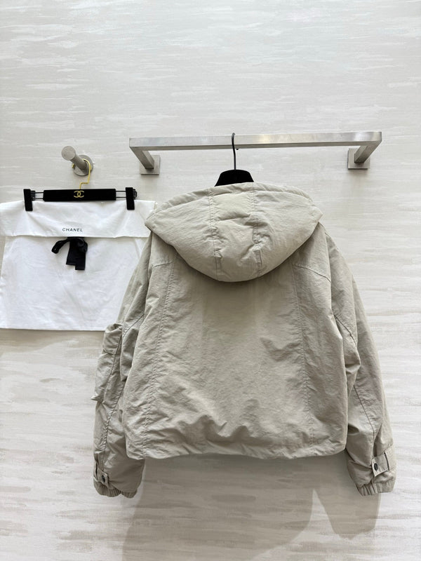CC 26S Cropped Hooded Jacket Utility Pockets 435319