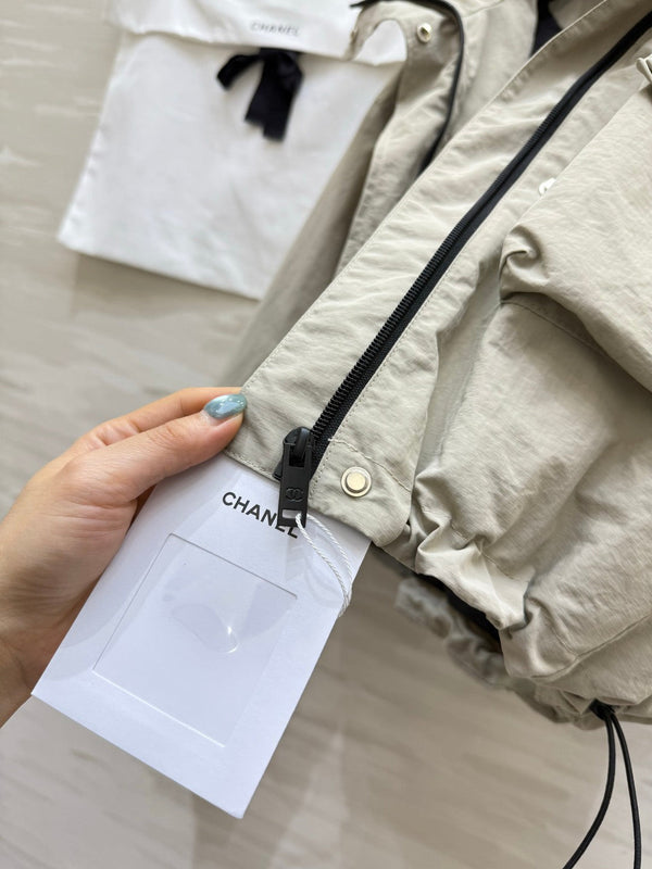 CC 26S Cropped Hooded Jacket Utility Pockets 435319