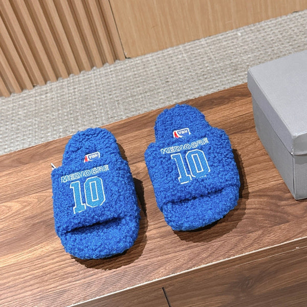 BLC NBA Unisex Shearling Slides 151366