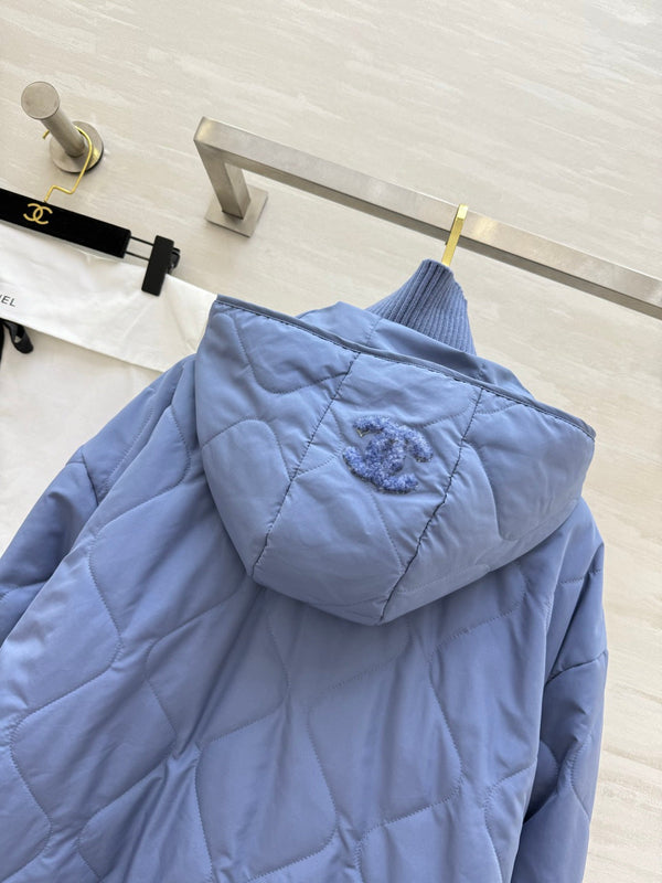 CC 26S Diamond Quilted Puffer Jacket Logo 435252