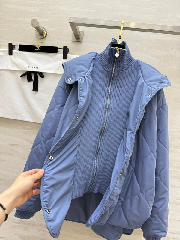 CC 26S Diamond Quilted Puffer Jacket Logo 435252