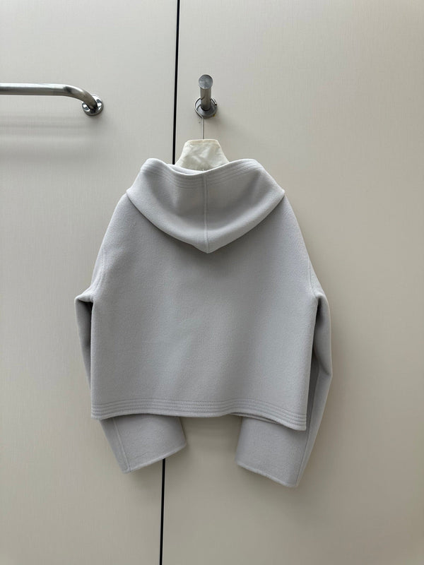 HM 26K Hooded Jacket Double-Sided Wool Cashmere 435163