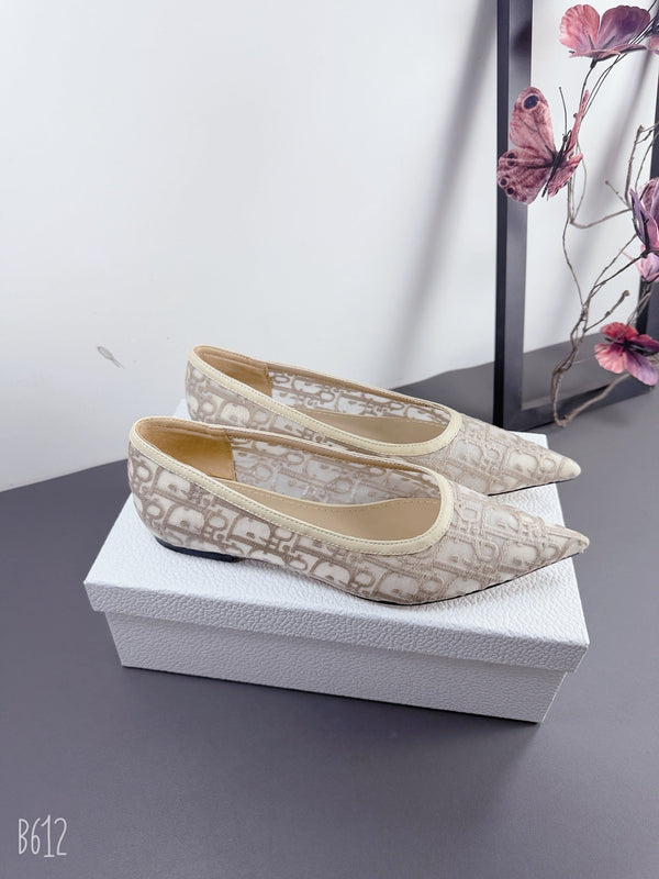 CD 2026 Cruise Ballet Flats Patent Calfskin 157650