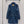 LV 26S Denim Shirt Dress Diamond Grid Pattern Buttons Blue Cotton 436596