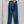 LV 26S Straight-Leg Denim Jeans Diamond-Grid Stitching Medium Wash Blue Cotton 436589