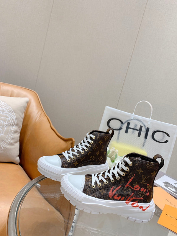 LV Squad High-Top Sneakers Canvas 159276