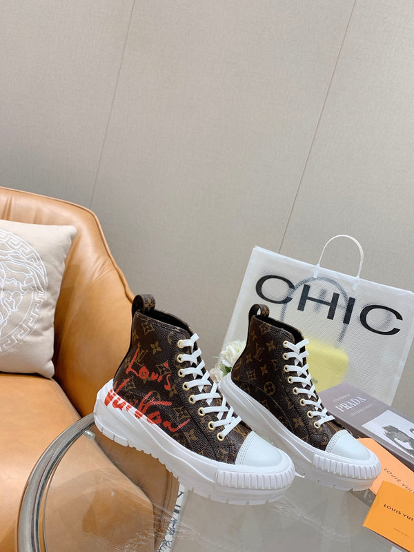 LV Squad High-Top Sneakers Canvas 159276