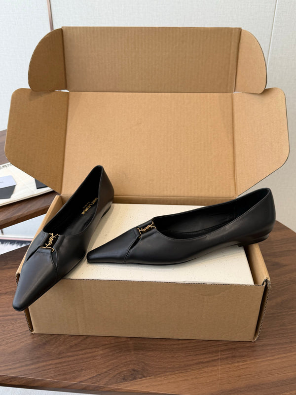 YSL Ballet Flat Laurent Sheepskin 158982