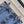 CC 26S High-Waist Wide-Leg Cargo Jeans Contrast Stitching Blue Cotton 437692