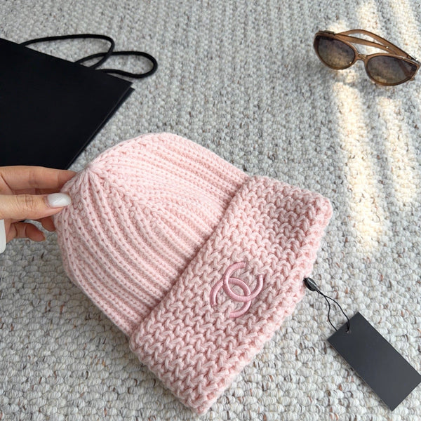 CC 26FW Knit Beanie Double C Logo 517954