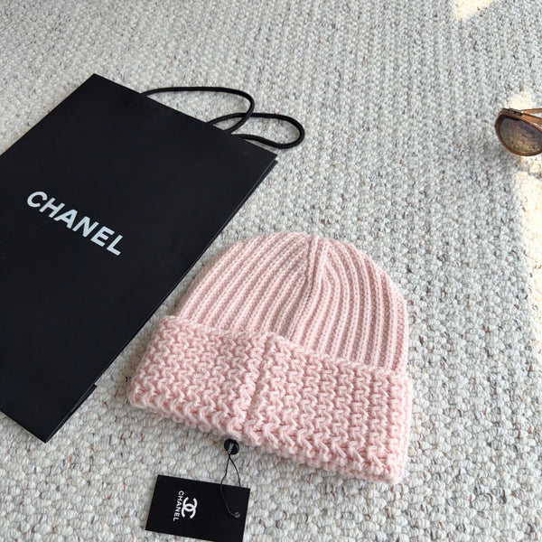 CC 26FW Knit Beanie Double C Logo 517954