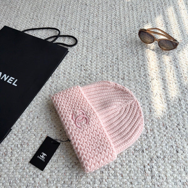 CC 26FW Knit Beanie Double C Logo 517954