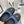 CC 26ss Two-Tone Ballerina Flats CC Logo Navy Black Silk Satin 162259