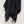 CD 26FW Cape Coat Knot Buttons Fringe Hem Black Wool 440413