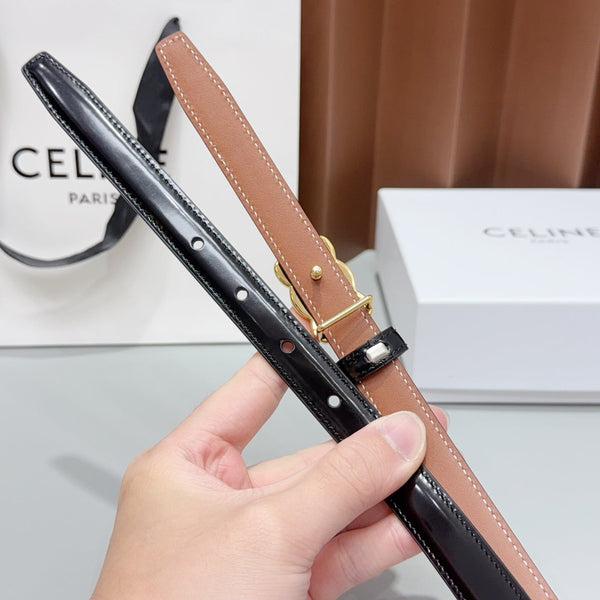 CE 26FW 1.8cm Belt Calfskin Leather 219151