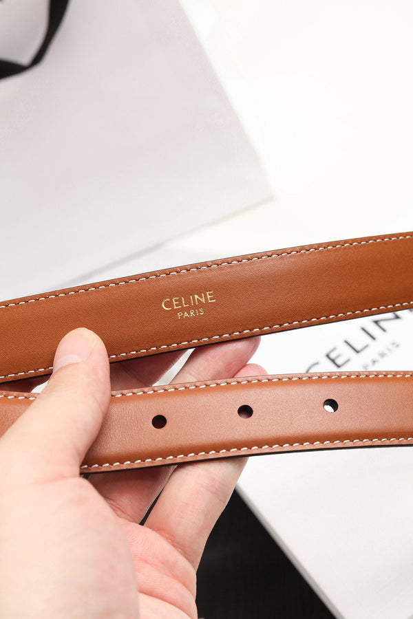 CE 26FW Vivienne Belt 25mm Leather 219233