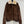 Miu 26S Oversized Jacket with Shearling Collar Brown Suede 440896