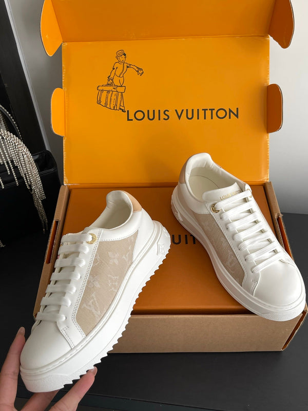 LV 26ss Time Out Sneakers Cowhide Leather 176802