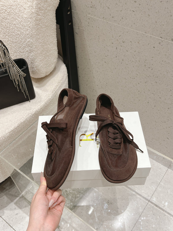 TR Clement Sneakers Medium Calfskin Suede Mesh 178910