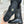 CC 26FW Riding Boots Gold-Tone Turn-Lock Strap Black Leather & Shearling 188565