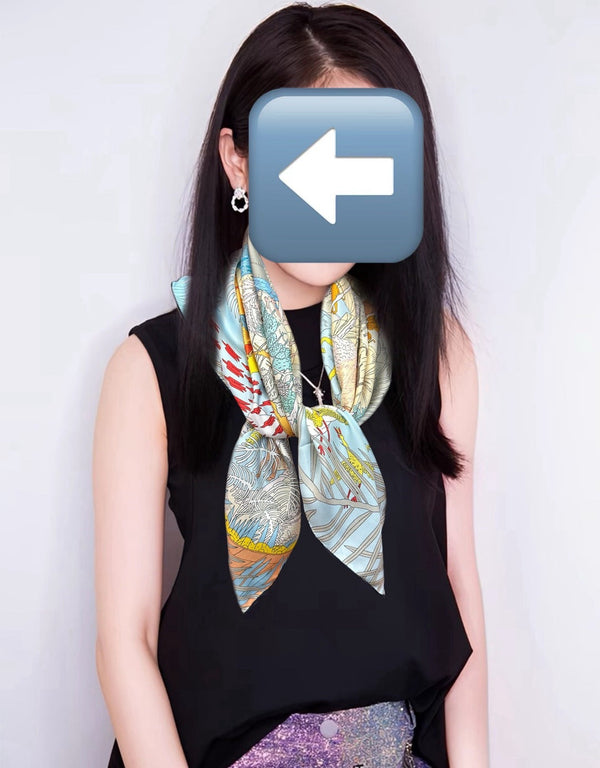 HM 26s Scarf  90x90cm Twill Silk 550747
