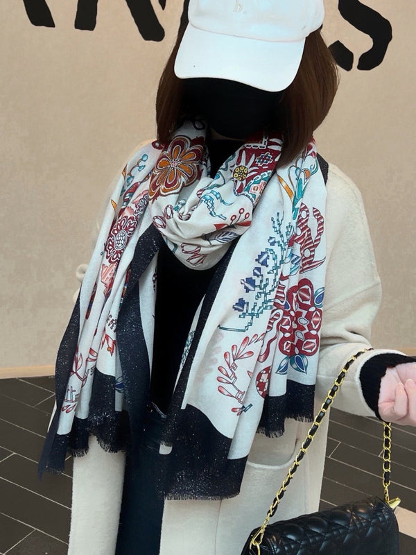 HM Long Scarf 100×200cm Cashmere 550673