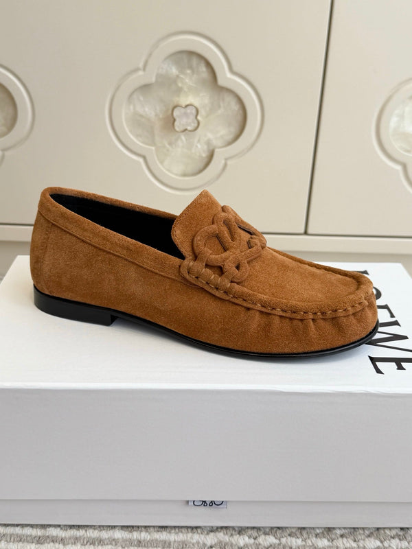 LW 26FW Double L Loafers Suede Leather 193312